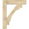 Ekena Millwork Merced Block Rough Sawn Bracket w/ Offset Brace, Douglas Fir, 8"W x 36"D x 44"H BKT0806X36X44MRC05RDF - alternate 2